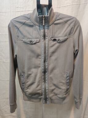 Marc Anthony Jacket Men's Size Small Green Zip Up High Collar